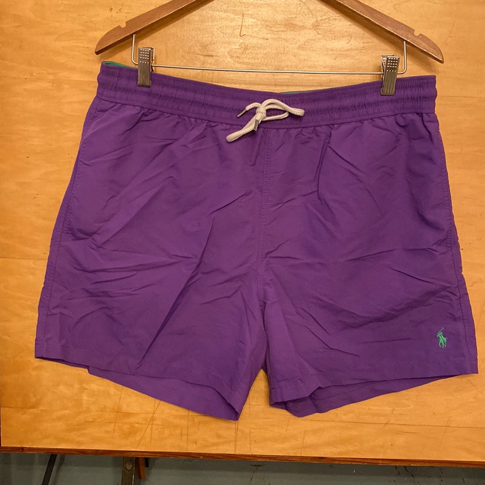 Polo purple swim trunks